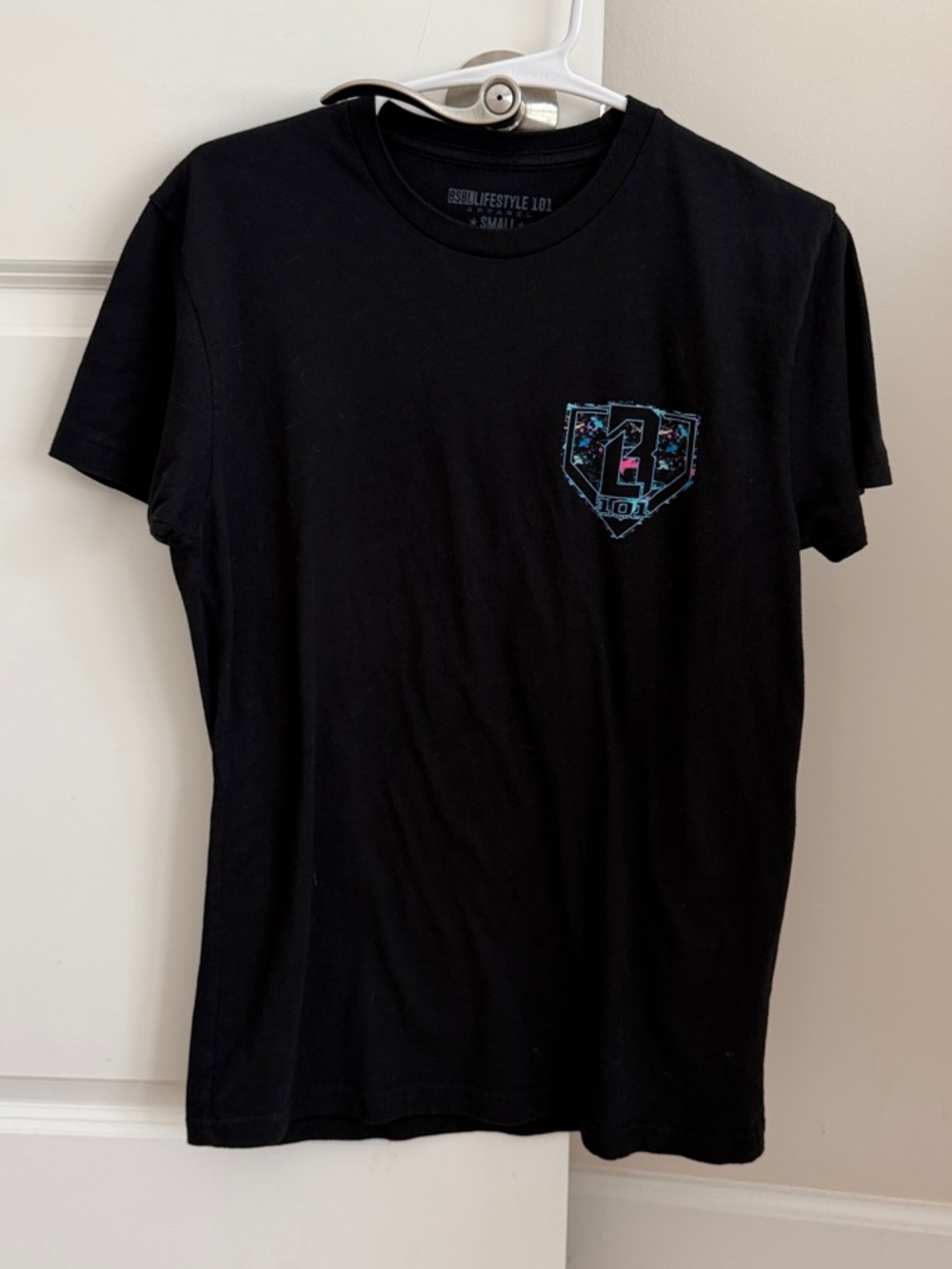Lifestyle 101 Short Sleeve Graphic Pocket Tee - Black